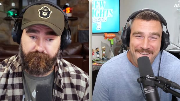 Jason Kelce Asked Travis Kelce a Perfect Question About Taylor Swift, and Fans Loved It